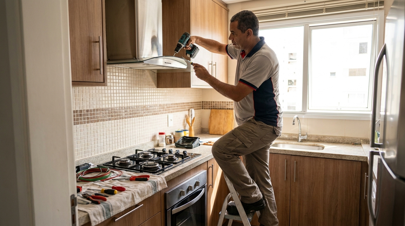Instalação de Exaustor em Santo André‑SP