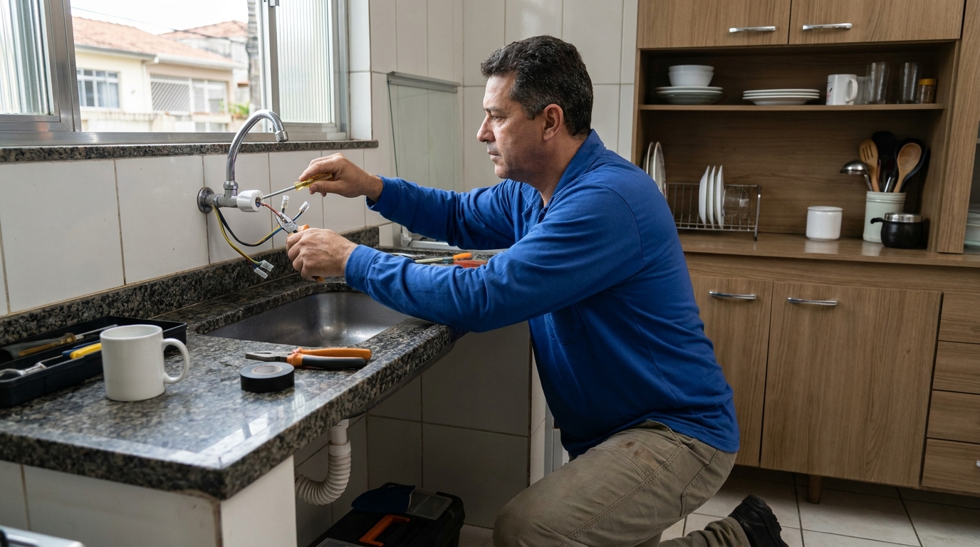 Reparo em Torneira Elétrica em Santo André‑SP